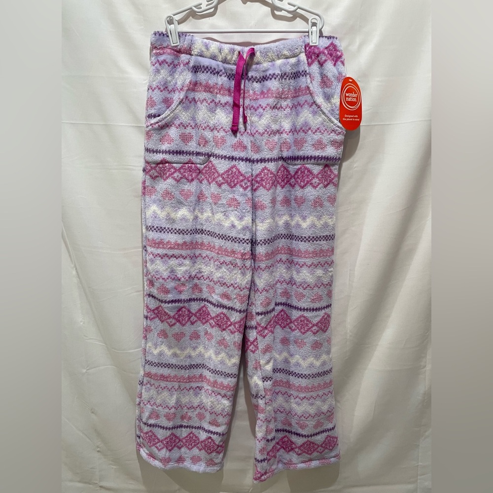 Wonder Nation Kids Pajama Bottoms in Pink and Purple